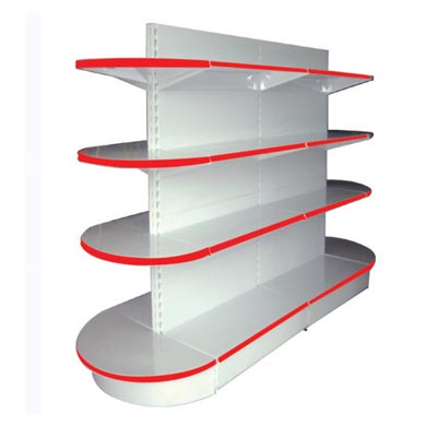 4 layers semicircular style display shelves