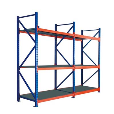 heavy duty shelving with layer panel